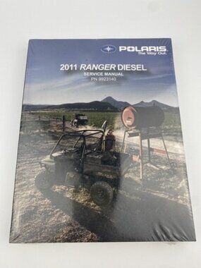 Polaris 2011 OEM 9923140 Service Manual Ranger Diesel 4X4 NOS